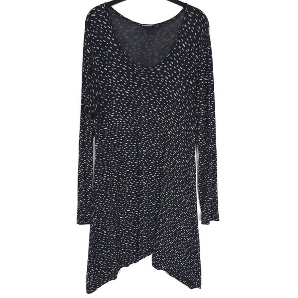Marimekko Dresses & Skirts - marimekko 113 MUSTA KOTTARAINEN Medium Dress Dots Asymm Pullover Black PORTUGAL